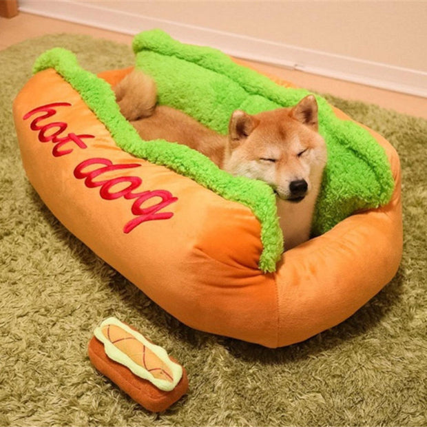 Hot Dog Doggy Bed