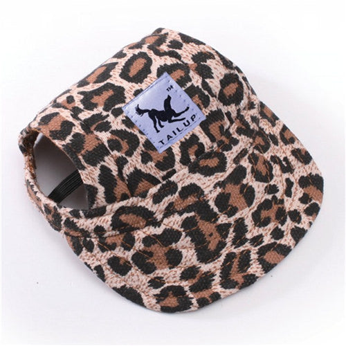 Summer Baseball Caps Canvas Puppy Small Pet Dog Cat Visor Hat Outdoor Sunbonnet