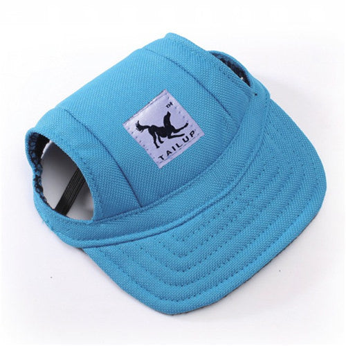 Summer Baseball Caps Canvas Puppy Small Pet Dog Cat Visor Hat Outdoor Sunbonnet
