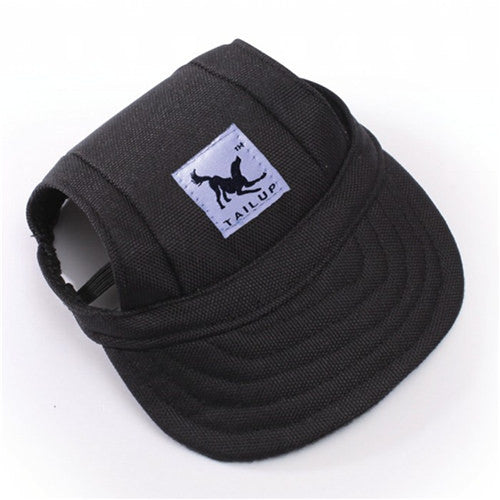 Summer Baseball Caps Canvas Puppy Small Pet Dog Cat Visor Hat Outdoor Sunbonnet