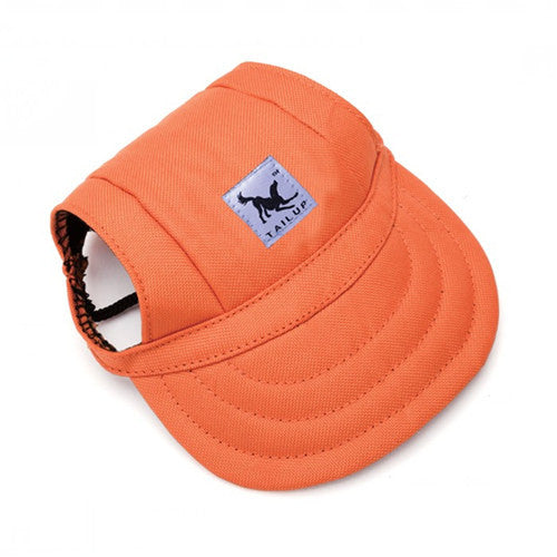 Summer Baseball Caps Canvas Puppy Small Pet Dog Cat Visor Hat Outdoor Sunbonnet